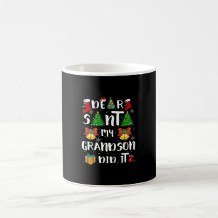 Mug Cher Père Noël, Mon Petit-Fils L'A Fait Noël