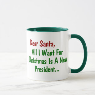 Mug Cher Père Noël, tout ce que je veux pour Noël, c'e