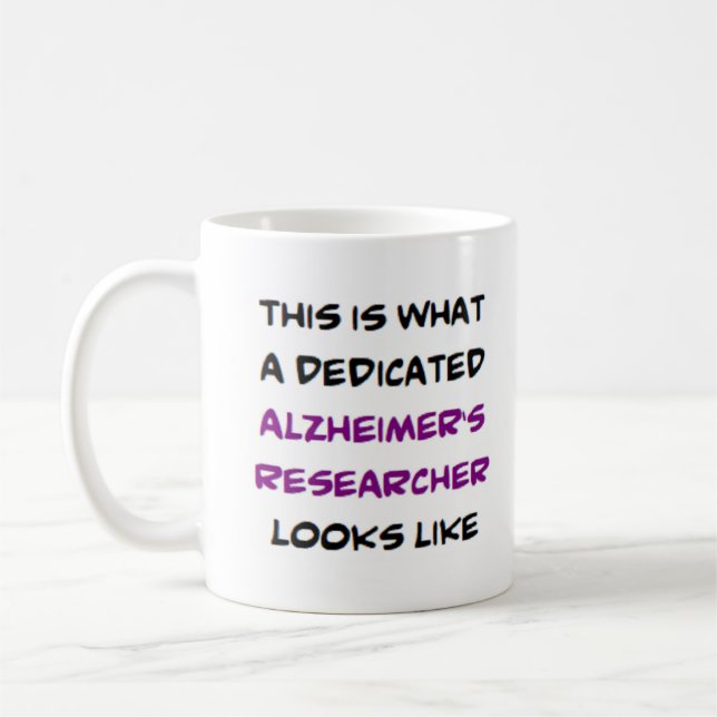 Mug chercheur d'alzheimer, dévoué (Gauche)