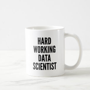 Mug Chercheur de données de travail difficile