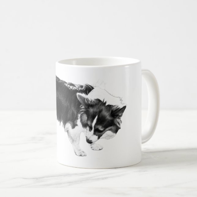 Mug Chercheur de feuille congelée (Devant droit)