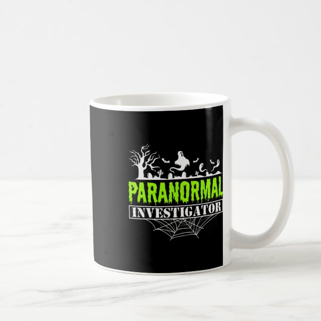 Mug Chercheur Paranormal Chasse Fantôme Chasseur (Droite)