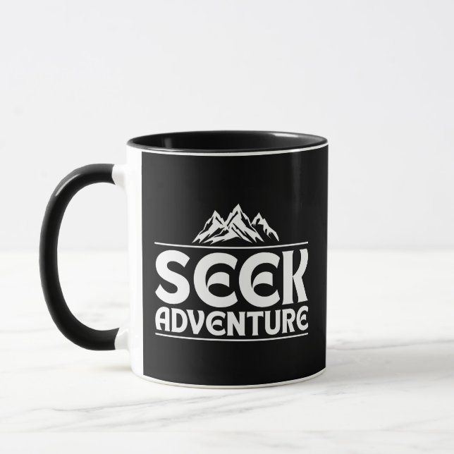 MUG CHERCHEZ L'AVENTURE (Gauche)