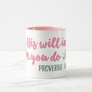 Mug Cherchez sa volonté dans tout ce que vous faites P