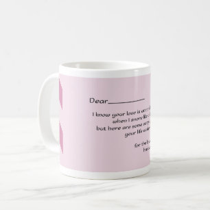 Mug Chère épouse : Conception de lettre amusante