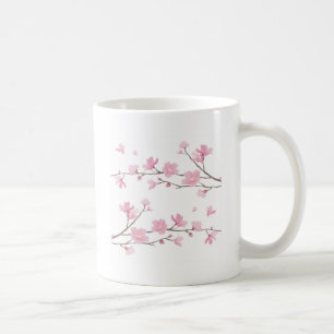 Mug Cherry Blossom - Arrière - plan blanc