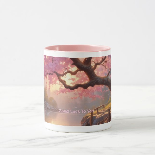 Mug Cherry Blossom Bonne chance (Centre)