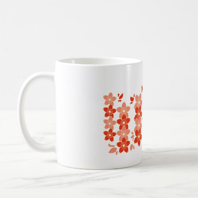 Mug Cherry Blossom Red Pink (Gauche)