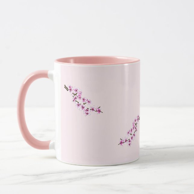Mug Cherry flowers (Gauche)