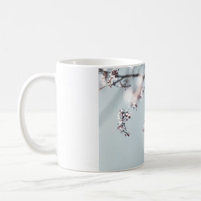 MUG CHERRY ROSE BLOSSOM EN FERMETURE PHOTOGRAPHIE (Gauche)