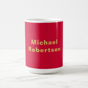 Mug Cherry Rouge or couleurs Professional tendance mod
