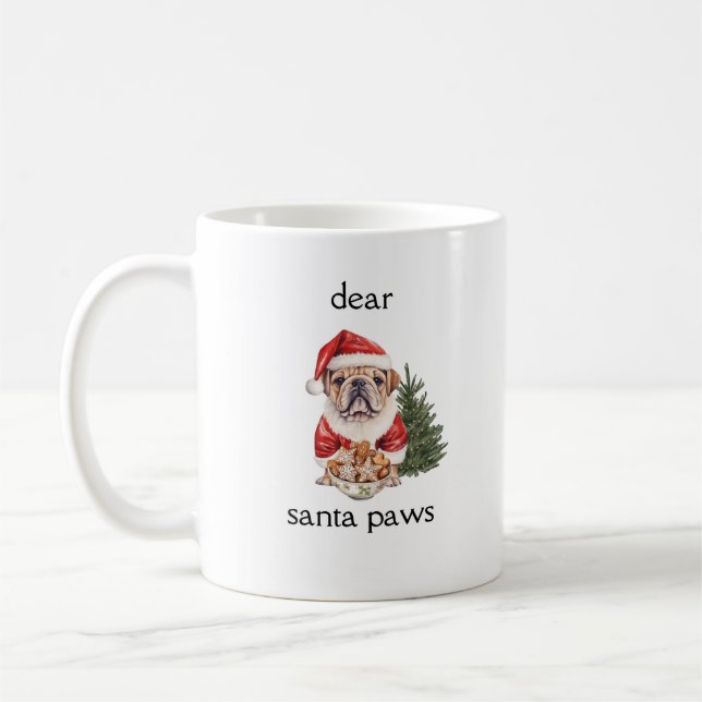 Mug Chers Père Noël Paws (Gauche)