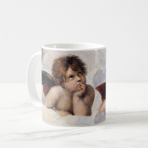 Mug Chérubins, anges ailés peinture de Raffael
