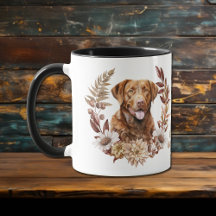 Chesapeake Bay Retriever Dog Autumn Wath