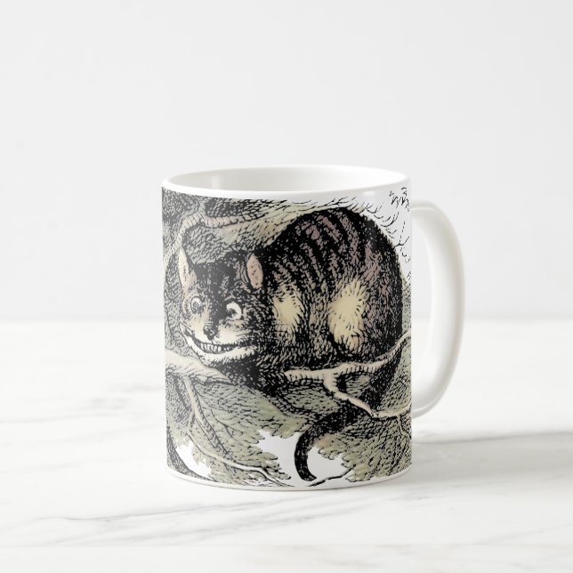 Mug Cheshire Chat Alice Wonderland Classic (Devant droit)