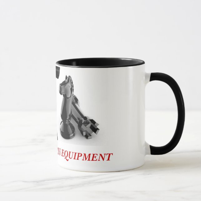 Mug chess__knight_rook, ÉQUIPEMENT CENTRAL d'ÉCHECS de (Droite)
