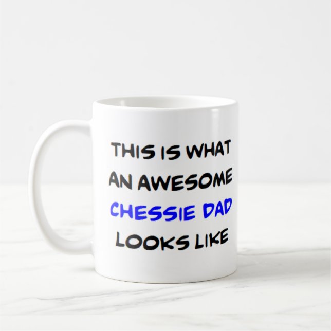 Mug chessie papa, génial (Gauche)