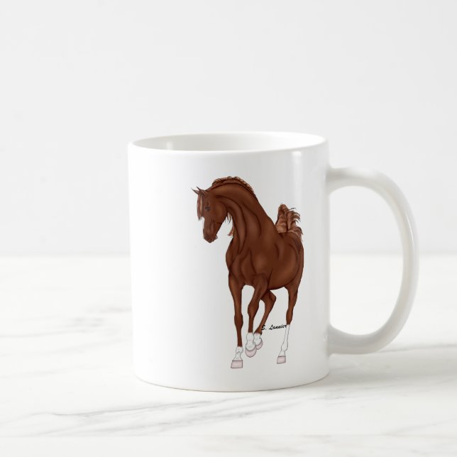 Mug Chestnut Arabian Horse (Droite)