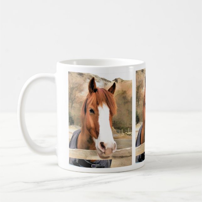 MUG CHESTNUT CHEVAL (Gauche)