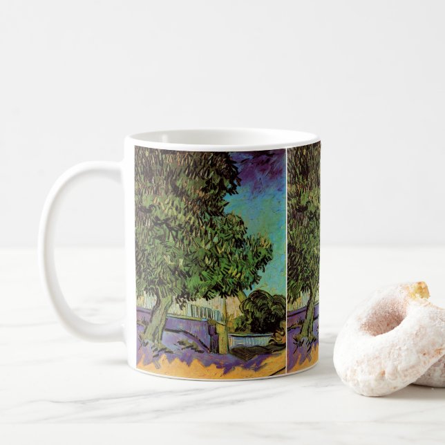 Mug Chestnut Tree in Blossom by Vincent van Gogh (Avec donut)