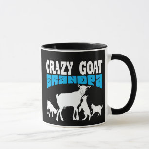 Mug CHÈTES   Grand-père de chèvre fou White GYG