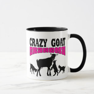 Mug CHÈTES Je suis la chèvre folle grand-mère GYG