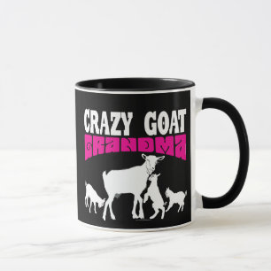Mug CHÈTES   Je suis la chèvre folle grand-mère GYG