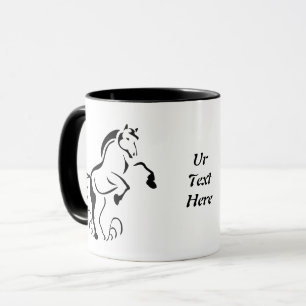 Mug Cheval À Crayon Élevant
