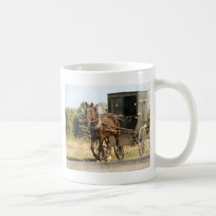 Mug Cheval Amish et Buggy
