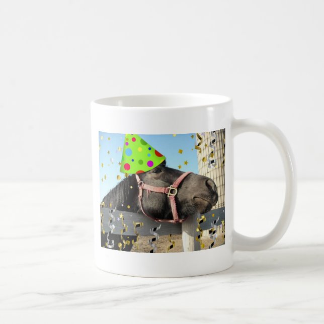 Mug Cheval animal de fête (Droite)