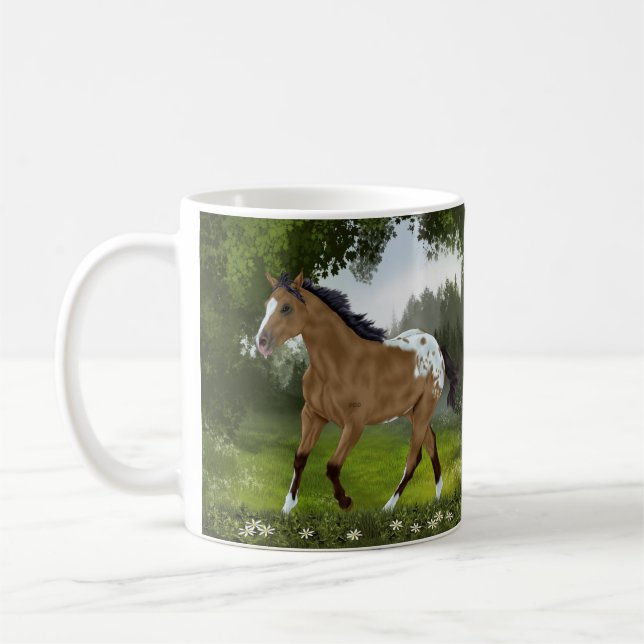 Mug Cheval Appaloosa Buckskin (Gauche)