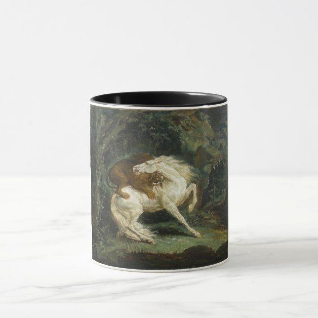 Mug Cheval attaqué par un lion (Centre)