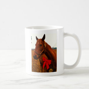 Mug Cheval avec Bow rouge
