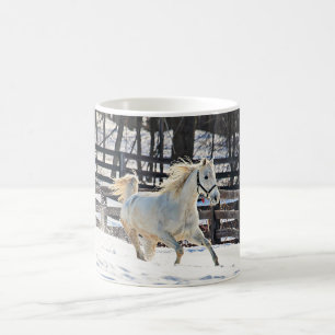 Mug Cheval blanc galopant