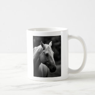 Mug Cheval blanc noir