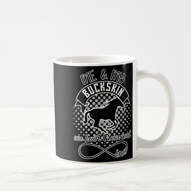 Mug Cheval Buckskin - Magnifique Citation amusante Ama (Droite)