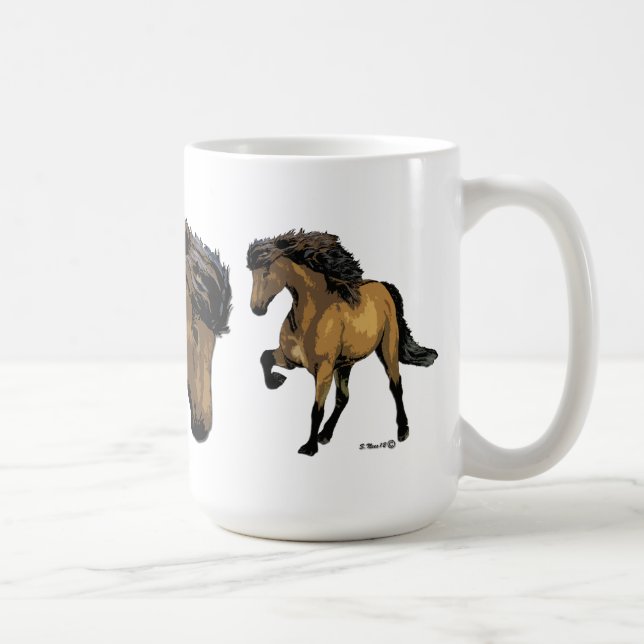 Mug Cheval Buckskin Nouvelle Vogue (Droite)