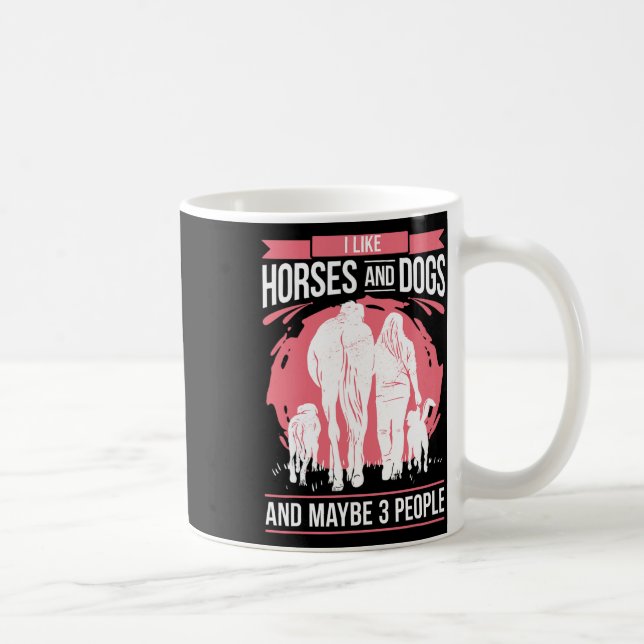 Mug Cheval - Chevaux & amp; Chiens - Équitation (Droite)