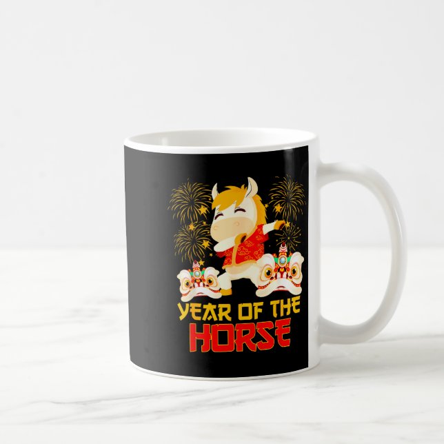 Mug Cheval Dabbing Nouvel An Chinois de l'Année du Che (Droite)