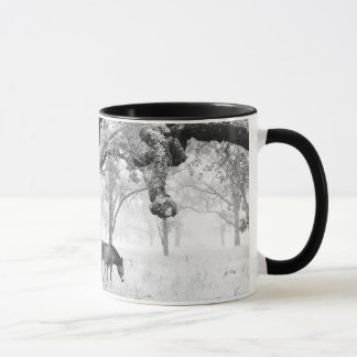 Mug Cheval dans le domaine brumeux des chênes