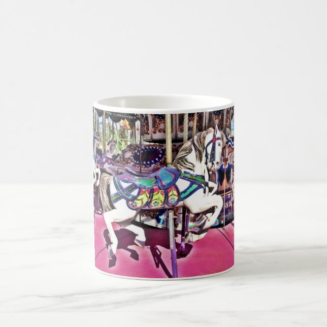 Mug Cheval de carrousel coloré au Carnaval Cadeaux pho (Centre)