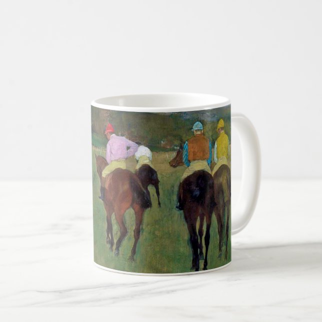 Mug Cheval de course Longchamp, Edgar Degas (Devant droit)