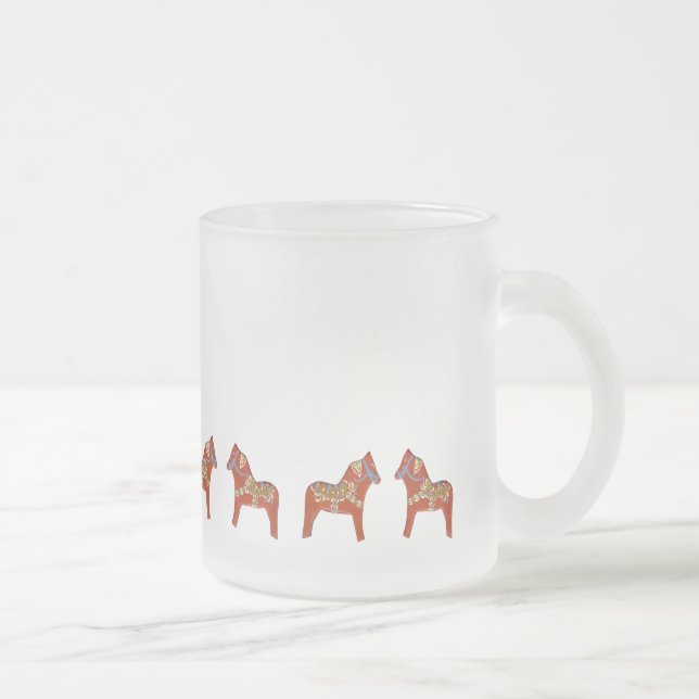 Mug Cheval de Dala de janvier givré (Droit)