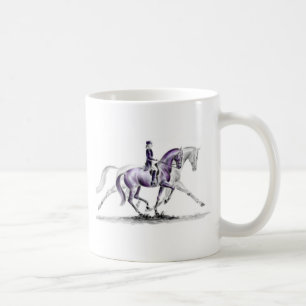 Mug Cheval de dressage dans le trot Piaffe