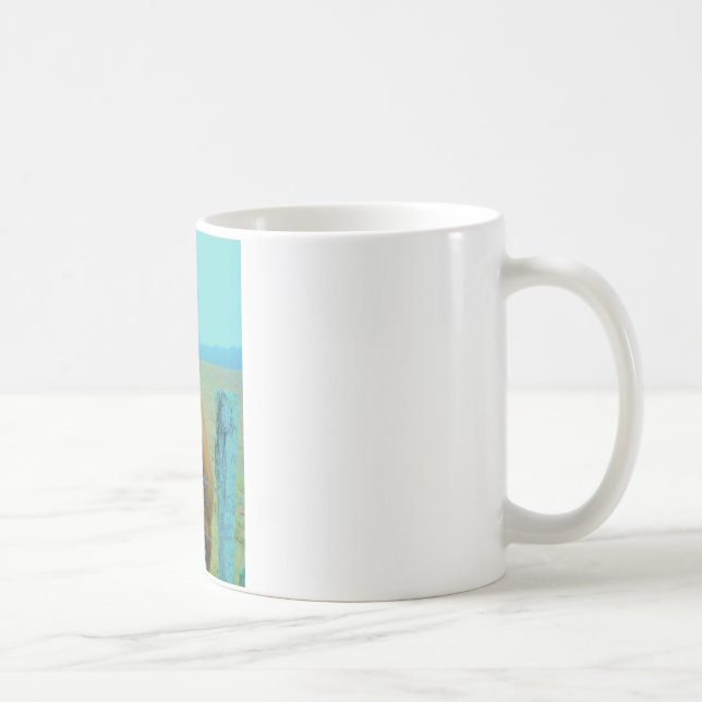 Mug Cheval de Noël rétro (Droite)
