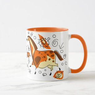 Mug Cheval de peinture de caverne avec Entoptics