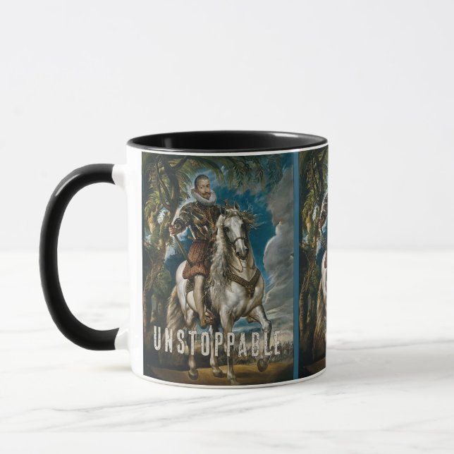 Mug Cheval de Rubens Inarrêtable – Nom Personnalis (Gauche)