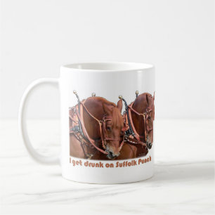 Mug Cheval de trait de poinçon du Suffolk