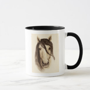 Mug Cheval des animaux   de grange d'aquarelle