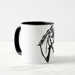 Mug Cheval Dessiner de la Musique
